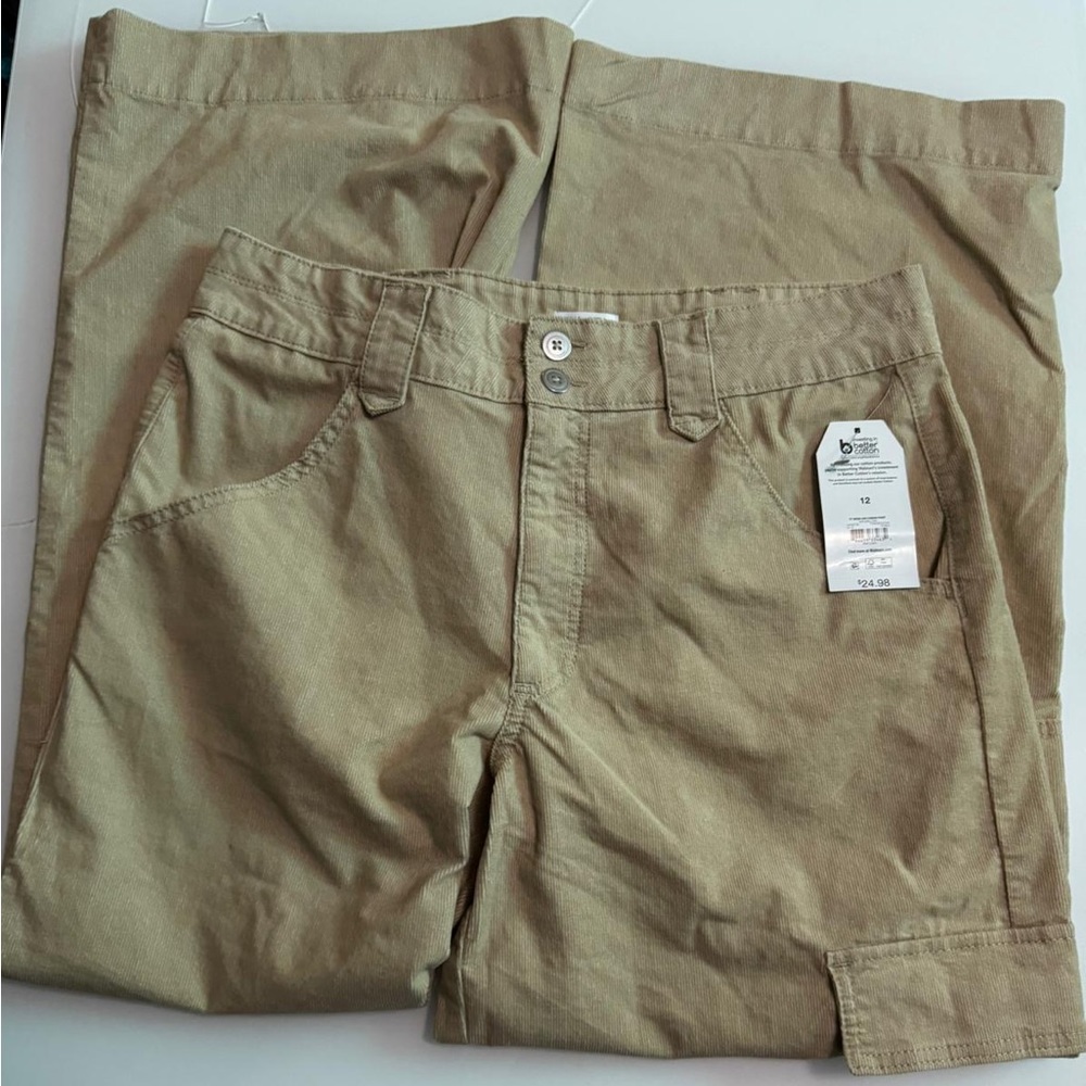 TIME AND TRU GIRLS PANT WITH SIDE POCKETS, SIZE 12